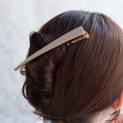 ヘアクリップ メタル ベーシックカラー くちばしクリップ