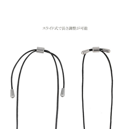 ネックレス ニッケルフリー メタル ハート コード ロングネックレス