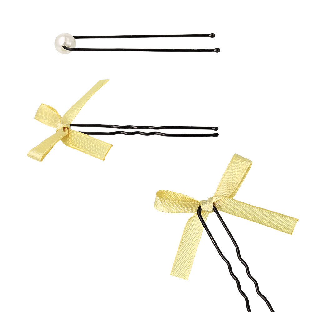 サンリオキャラクターズ  ポムポムプリン イベントヘア アレンジセット（キャラクターリボン/無地リボン/リボンUピン/パールUピン/クリアケース）