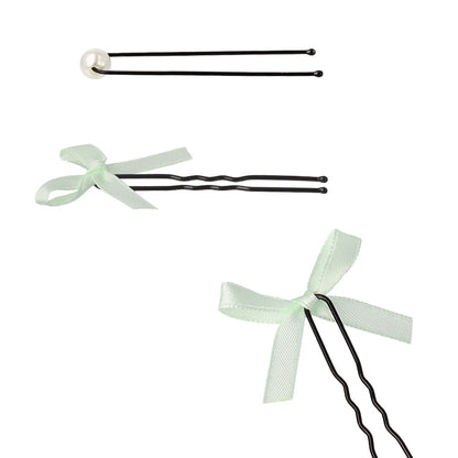 サンリオキャラクターズ  ポチャッコ イベントヘア アレンジセット（キャラクターリボン/無地リボン/リボンUピン/パールUピン/クリアケース）