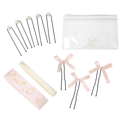 サンリオキャラクターズ  こぎみゅん イベントヘア アレンジセット（キャラクターリボン/無地リボン/リボンUピン/パールUピン/クリアケース）