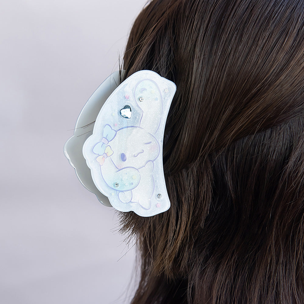 サンリオキャラクターズ  シナモロール はさむだけですぐカワイイ ビジューバンスクリップ