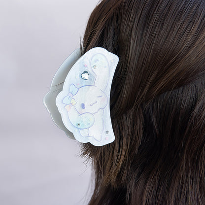 サンリオキャラクターズ  シナモロール はさむだけですぐカワイイ ビジューバンスクリップ