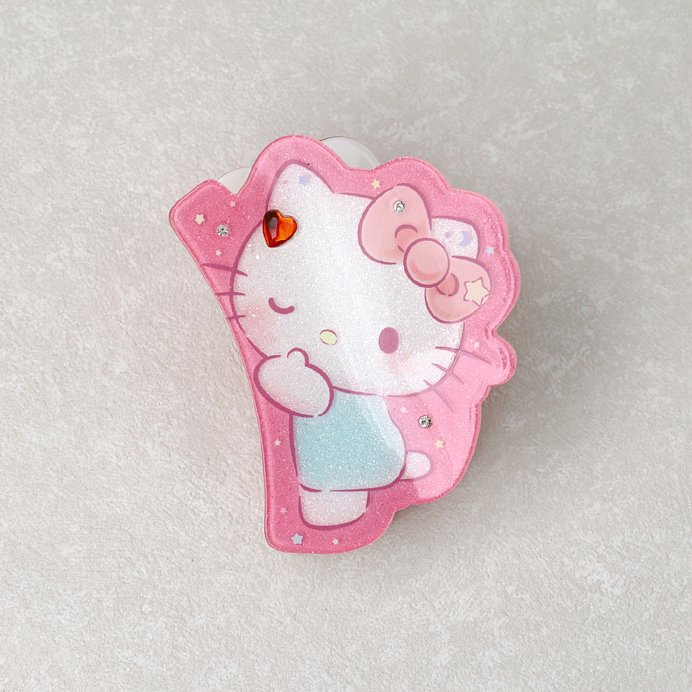 サンリオキャラクターズ  ハローキティ はさむだけですぐカワイイ ビジューバンスクリップ