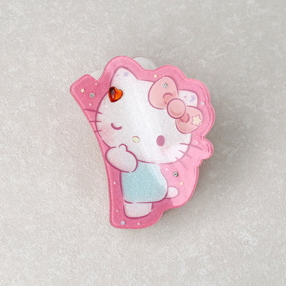サンリオキャラクターズ  ハローキティ はさむだけですぐカワイイ ビジューバンスクリップ