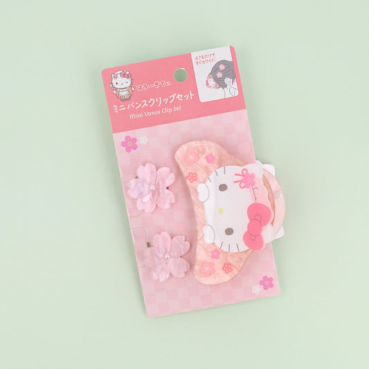 サンリオキャラクターズ ハローキティ はさむだけですぐかわいい♡ミニバンスクリップセット 3個セット