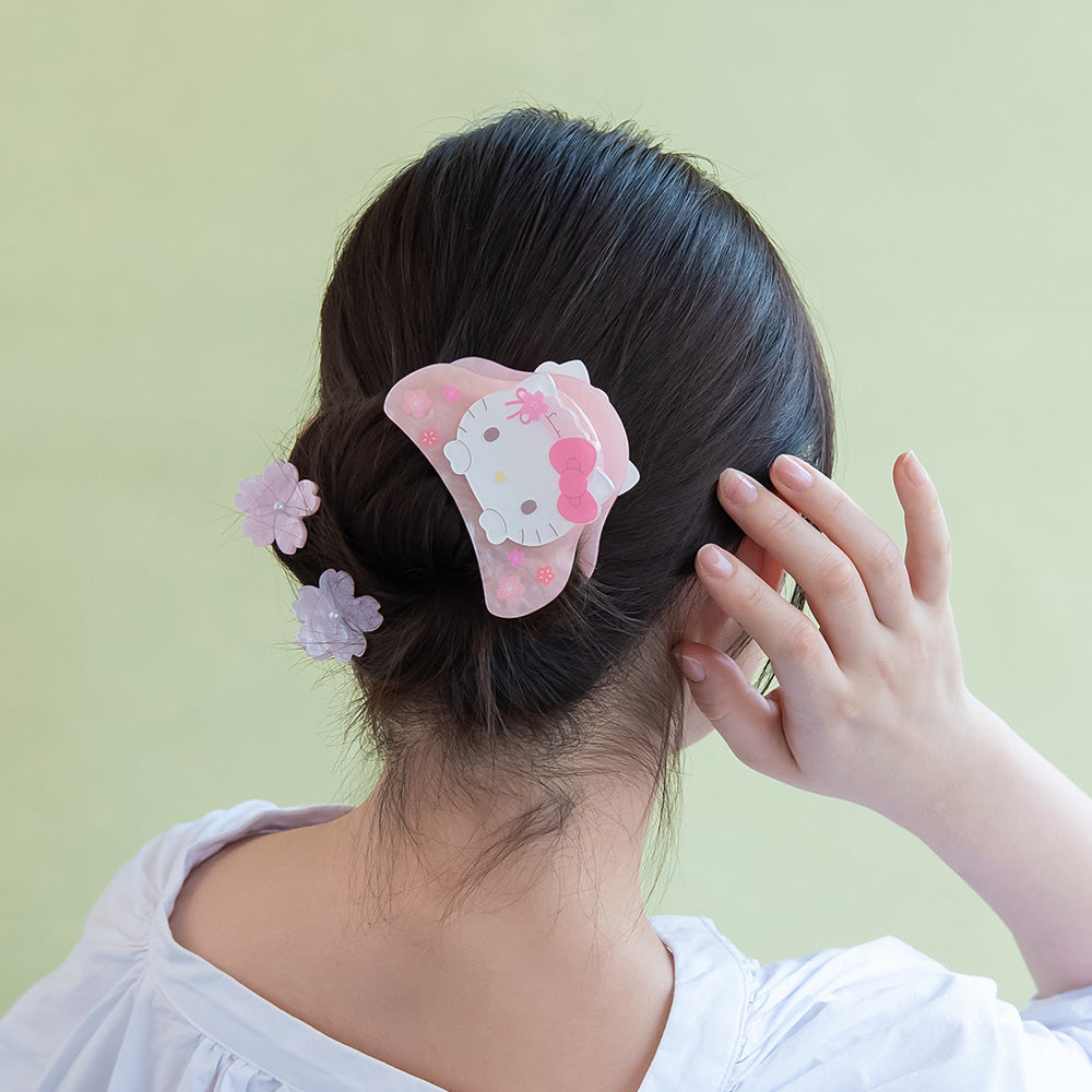 サンリオキャラクターズ ハローキティ はさむだけですぐかわいい♡ミニバンスクリップセット 3個セット