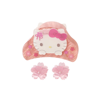サンリオキャラクターズ ハローキティ はさむだけですぐかわいい♡ミニバンスクリップセット 3個セット