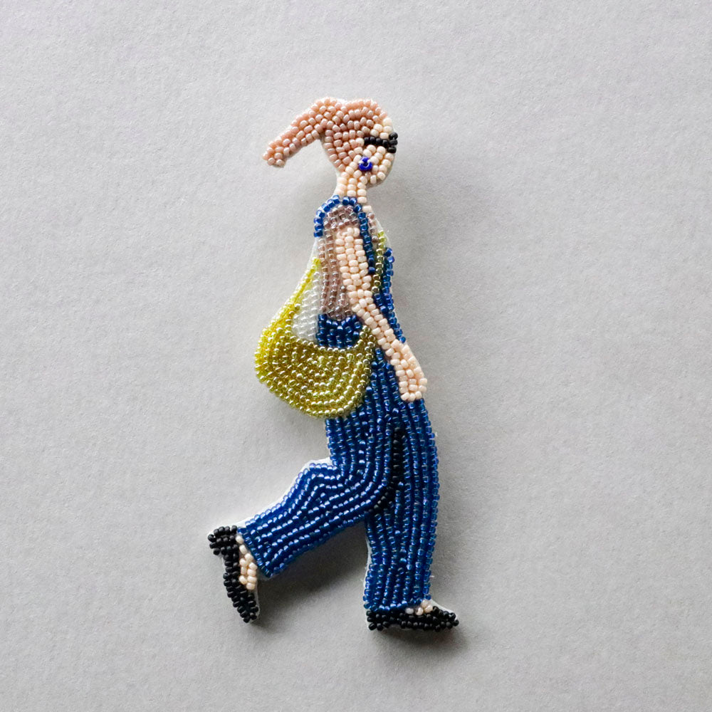 【MIYUKI/ミユキ】おでかけブローチキット ショッピング ビーズ 刺繍 ブローチピン