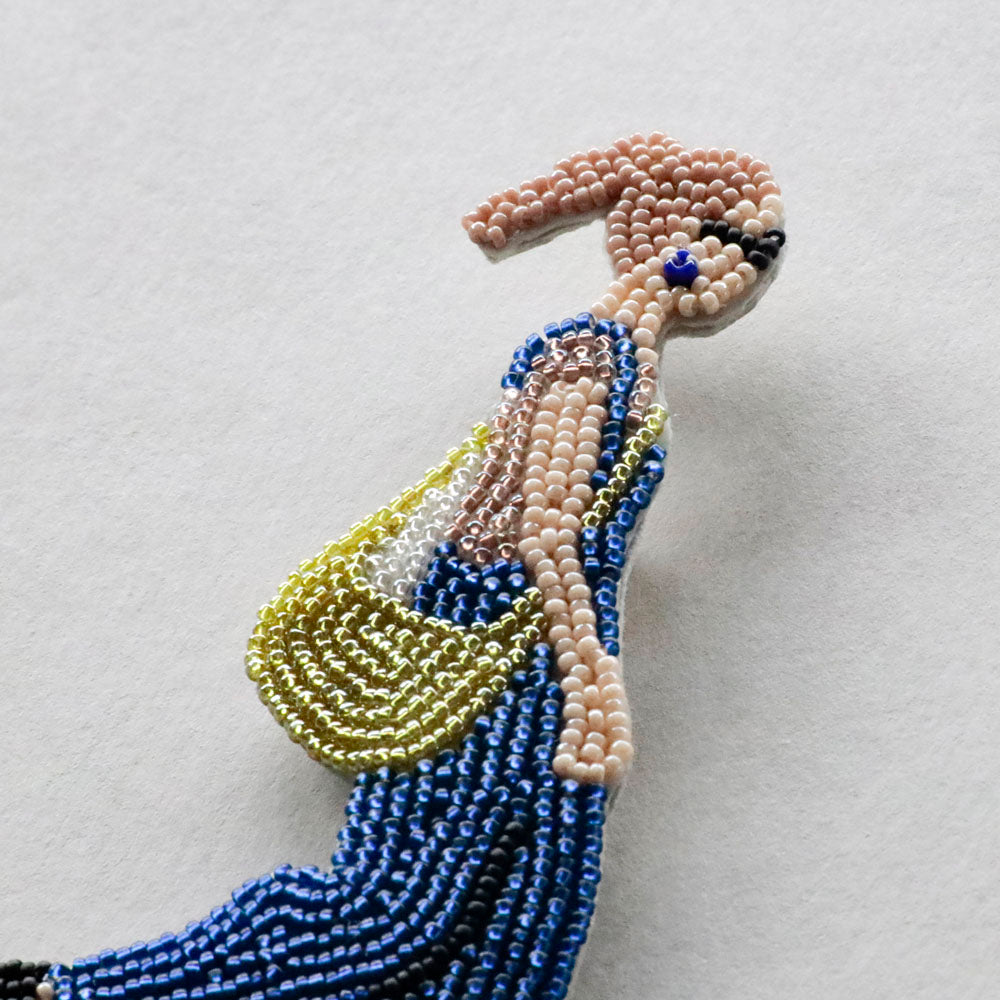 【MIYUKI/ミユキ】おでかけブローチキット ショッピング ビーズ 刺繍 ブローチピン