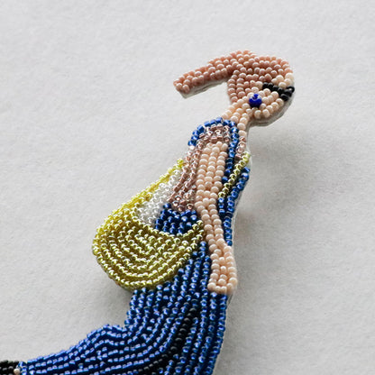 【MIYUKI/ミユキ】おでかけブローチキット ショッピング ビーズ 刺繍 ブローチピン
