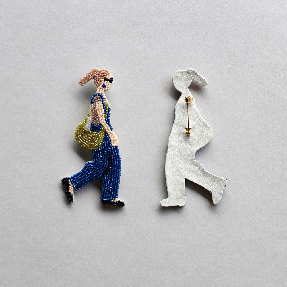 【MIYUKI/ミユキ】おでかけブローチキット ショッピング ビーズ 刺繍 ブローチピン