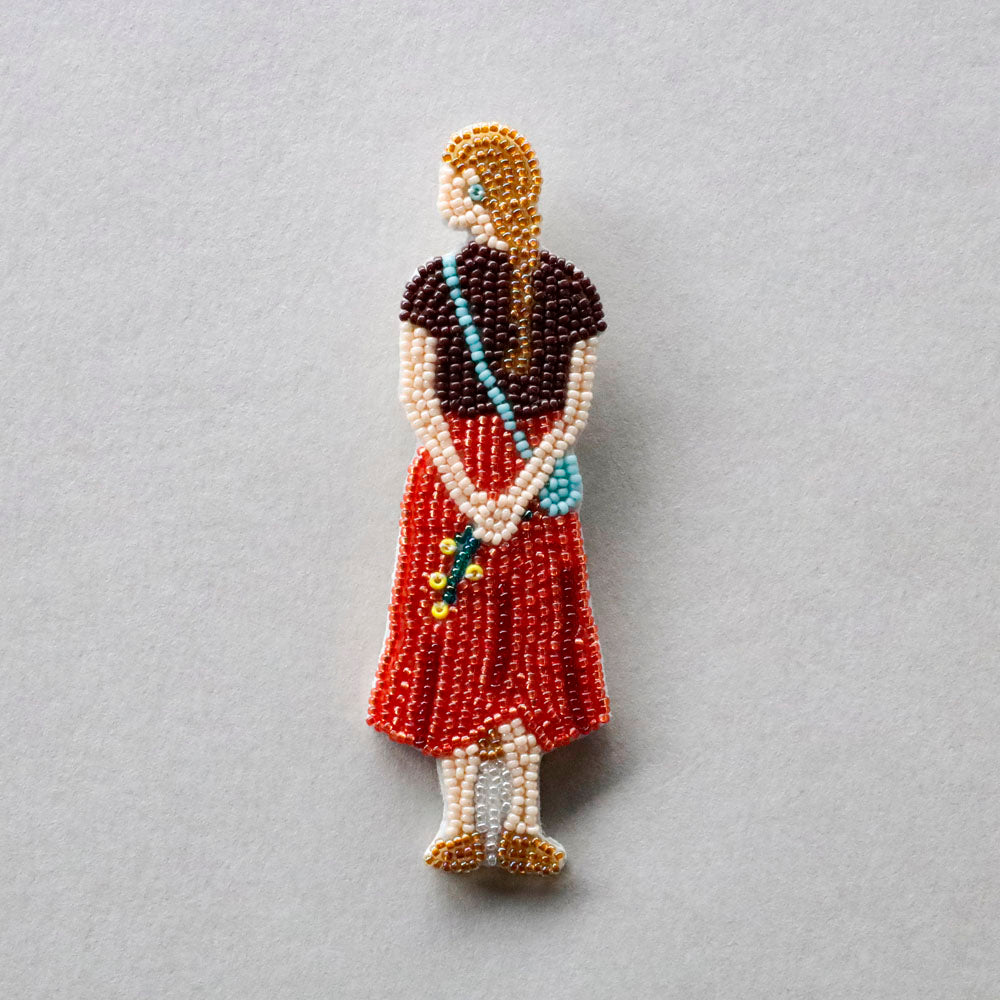 【MIYUKI/ミユキ】おでかけブローチキット おさんぽ ビーズ 刺繍 ブローチピン