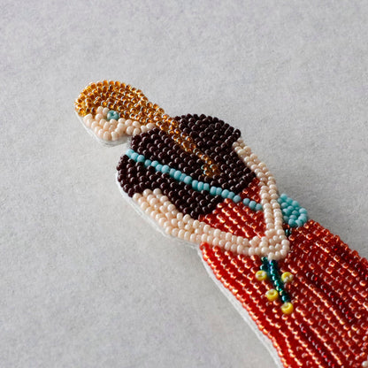 【MIYUKI/ミユキ】おでかけブローチキット おさんぽ ビーズ 刺繍 ブローチピン