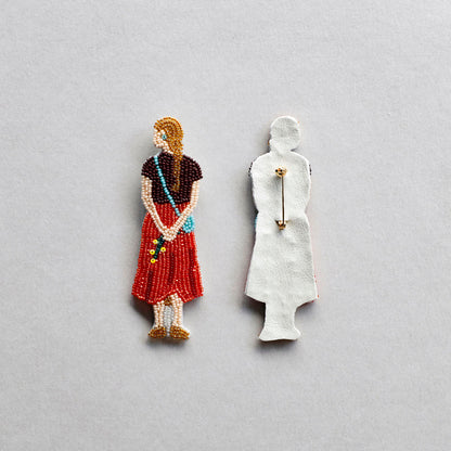 【MIYUKI/ミユキ】おでかけブローチキット おさんぽ ビーズ 刺繍 ブローチピン
