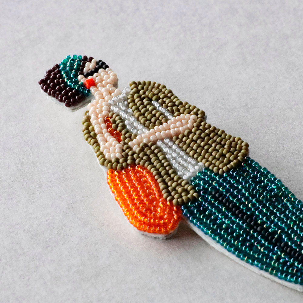 【MIYUKI/ミユキ】おでかけブローチキット マーケット ビーズ 刺繍 ブローチピン