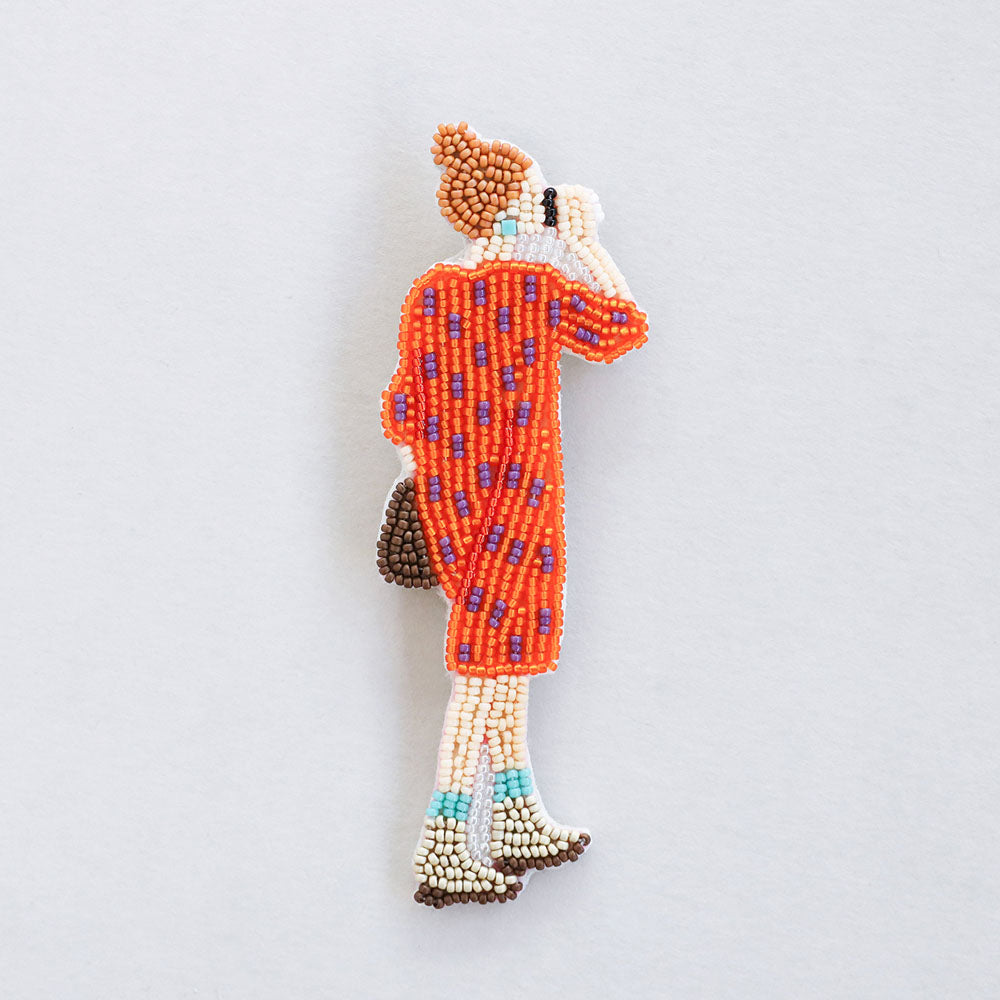【MIYUKI/ミユキ】おでかけブローチキット デート ビーズ 刺繍 ブローチピン