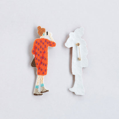 【MIYUKI/ミユキ】おでかけブローチキット デート ビーズ 刺繍 ブローチピン