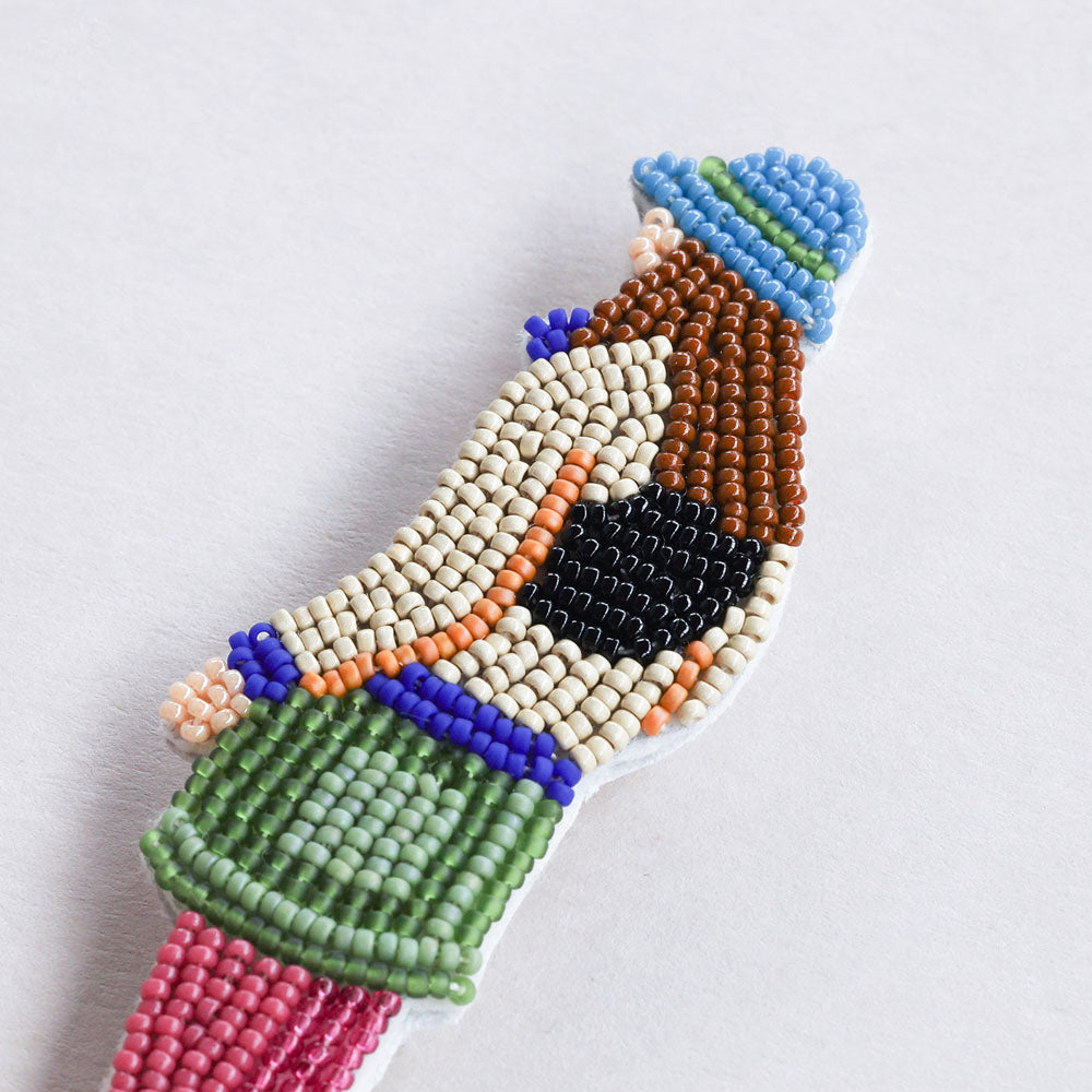 【MIYUKI/ミユキ】おでかけブローチキット キャンプ ビーズ 刺繍 ブローチピン
