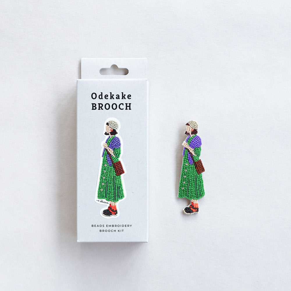 【MIYUKI/ミユキ】おでかけブローチキット ミュージアム ビーズ 刺繍 ブローチピン