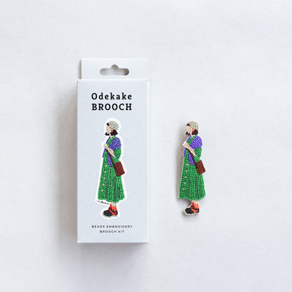 【MIYUKI/ミユキ】おでかけブローチキット ミュージアム ビーズ 刺繍 ブローチピン