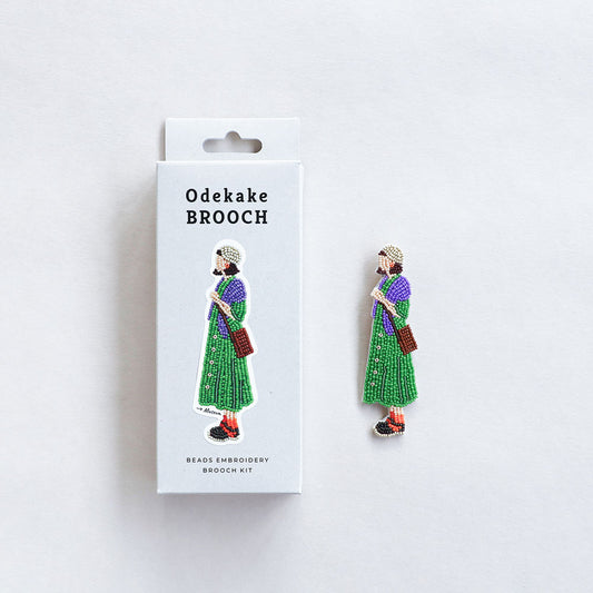 【MIYUKI/ミユキ】おでかけブローチキット ミュージアム ビーズ 刺繍 ブローチピン