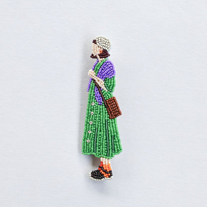 【MIYUKI/ミユキ】おでかけブローチキット ミュージアム ビーズ 刺繍 ブローチピン