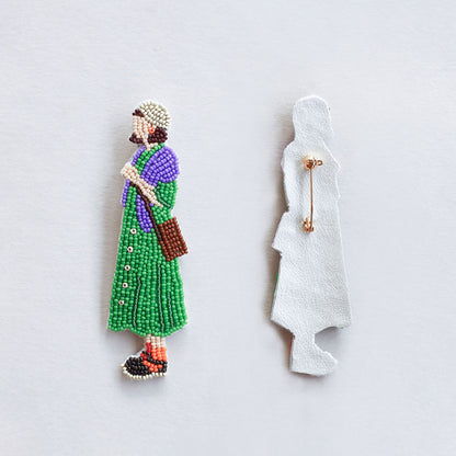 【MIYUKI/ミユキ】おでかけブローチキット ミュージアム ビーズ 刺繍 ブローチピン