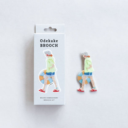 【MIYUKI/ミユキ】おでかけブローチキット ビーチ ビーズ 刺繍 ブローチピン