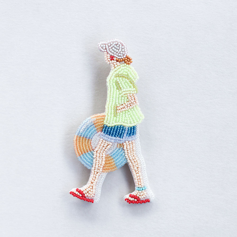 【MIYUKI/ミユキ】おでかけブローチキット ビーチ ビーズ 刺繍 ブローチピン