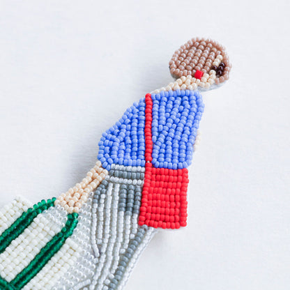 【MIYUKI/ミユキ】おでかけブローチキット おとまり ビーズ 刺繍 ブローチピン