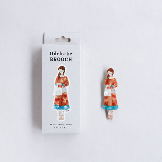 【MIYUKI/ミユキ】おでかけブローチキット およばれ ビーズ 刺繍 ブローチピン