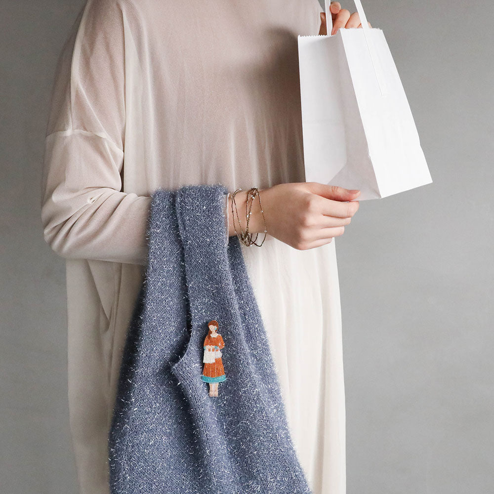 【MIYUKI/ミユキ】おでかけブローチキット およばれ ビーズ 刺繍 ブローチピン