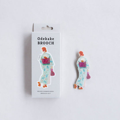【MIYUKI/ミユキ】おでかけブローチキット おまつり ビーズ 刺繍 ブローチピン