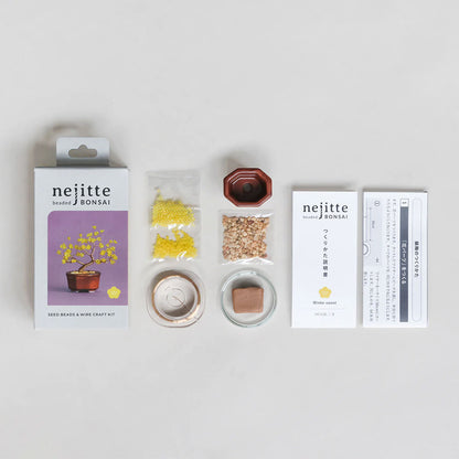 【MIYUKI/ミユキ】 ネジッテBONSAIキット 盆栽 ビーズ 蝋梅