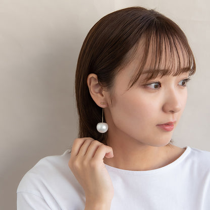 ピアス ニッケルフリー チェリー パール バックキャッチ スタッドピアス