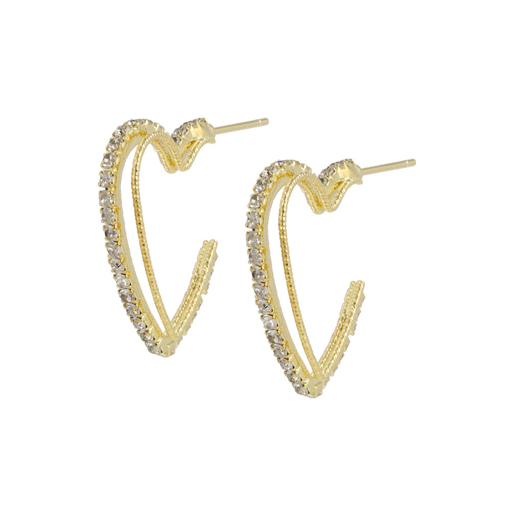 ピアス ニッケルフリー メタル ハート スタッドピアス – OSEWAYA