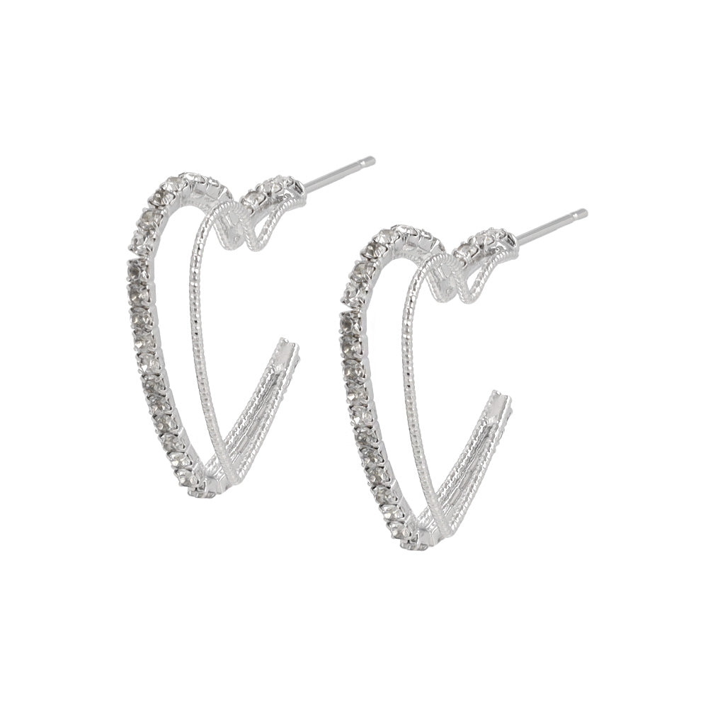 ピアス ニッケルフリー メタル ハート スタッドピアス – OSEWAYA