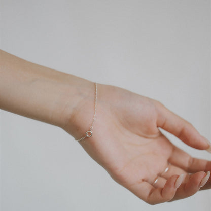 【elaia/エライア】 ブレスレット Silver925/K14ゴールドフィルド オーバル チェーンブレスレット オリジナルボックス/巾着付き