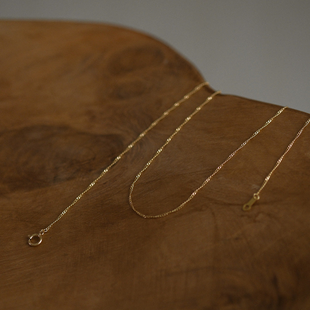 elaia/エライア】 ネックレス K14ゴールドフィルド ツイストチェーン