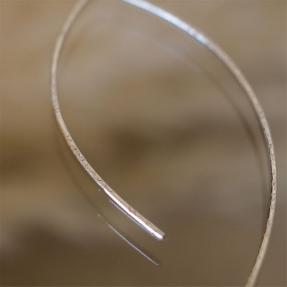 【elaia】ピアス Silver925 リーフライン フックピアス オリジナルボックス/巾着付き