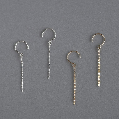 【elaia】ピアス ペタルチェーン フックピアス オリジナルボックス/巾着付き