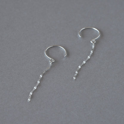 【elaia】ピアス ペタルチェーン フックピアス オリジナルボックス/巾着付き