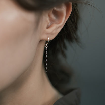 【elaia】ピアス ペタルチェーン フックピアス オリジナルボックス/巾着付き