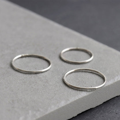 【elaia】リング シンプル Silver925/K14ゴールドフィルド 3号/11号/13号 指輪 オリジナルボックス/巾着付き