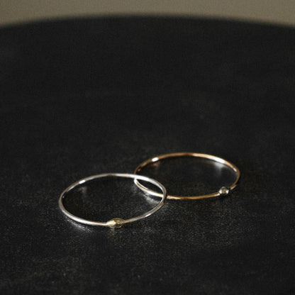 【elaia/エライア】 リング Silver925/K14ゴールドフィルド K14 コンビカラー 4号 11号 13号 15号 指輪 オリジナルボックス/巾着付き