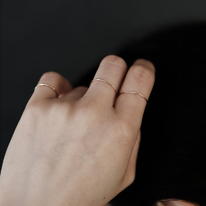 【elaia/エライア】 リング Silver925/K14ゴールドフィルド K14 コンビカラー 4号 11号 13号 15号 指輪 オリジナルボックス/巾着付き