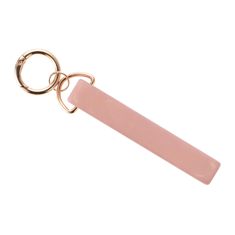 【LIMITED NUMBER】Vintage Like-KEY CHARM ホテルキー メッセージ マーブル クリア カラー カラビナ キーリング