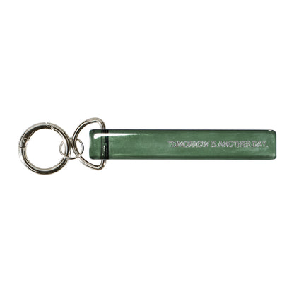 【LIMITED NUMBER】Vintage Like-KEY CHARM ホテルキー メッセージ マーブル クリア カラー カラビナ キーリング