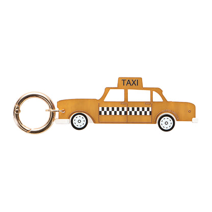 【LIMITED NUMBER】Vintage Like-KEY CHARM タクシー カー&サーフボード マーブル クリア カラー カラビナ キーリング